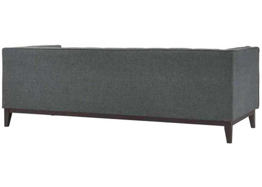 Serve Upholstered Sofa in Gray