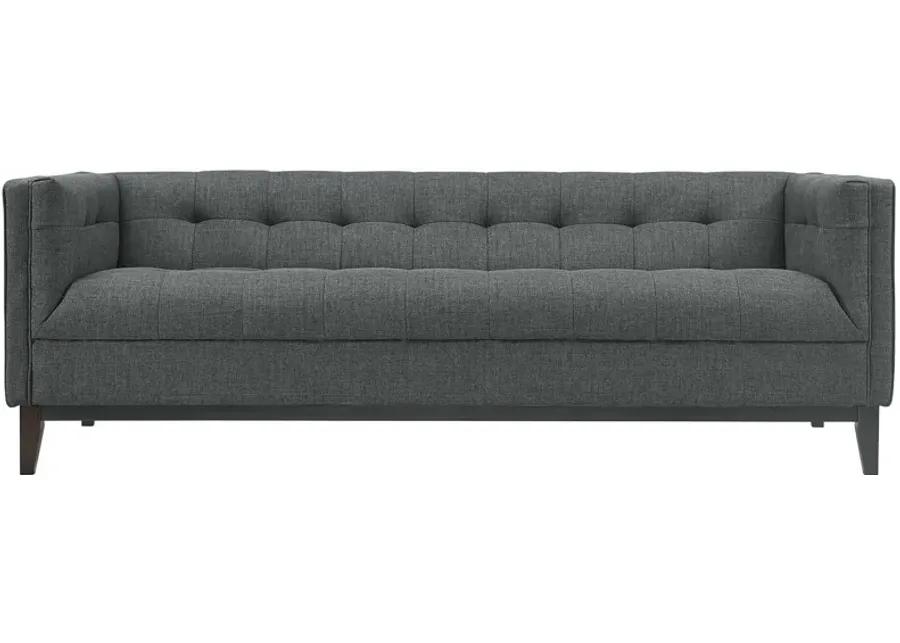 Serve Upholstered Sofa in Gray