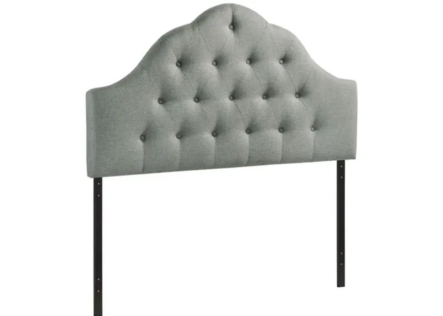 Sovereign King Upholstered Fabric Headboard in Grey