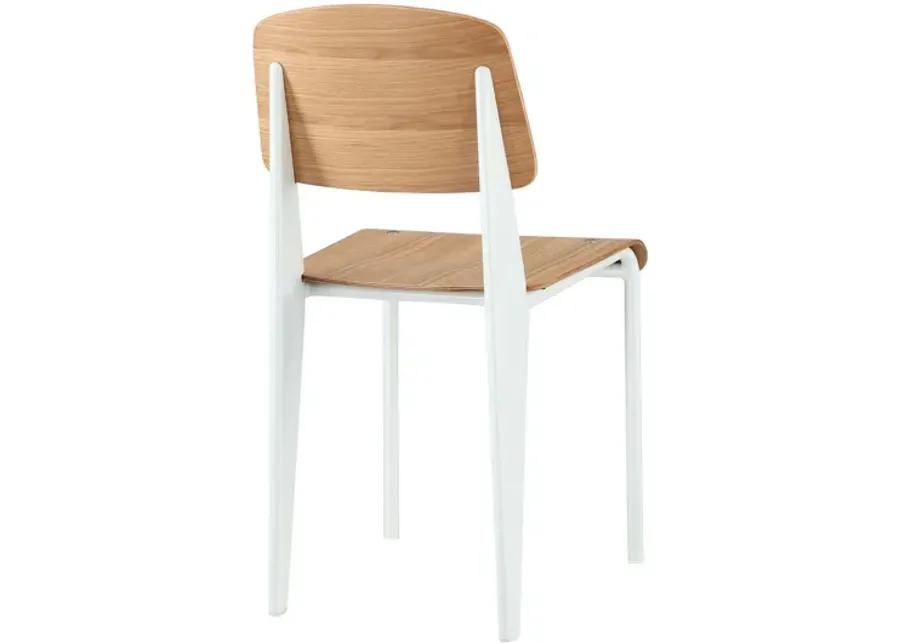 Cabin Dining Side Chair in Natural White