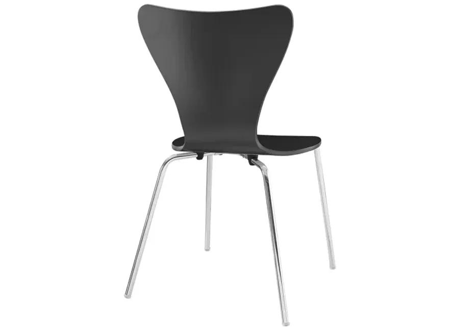 Ernie Dining Side Chair in Black