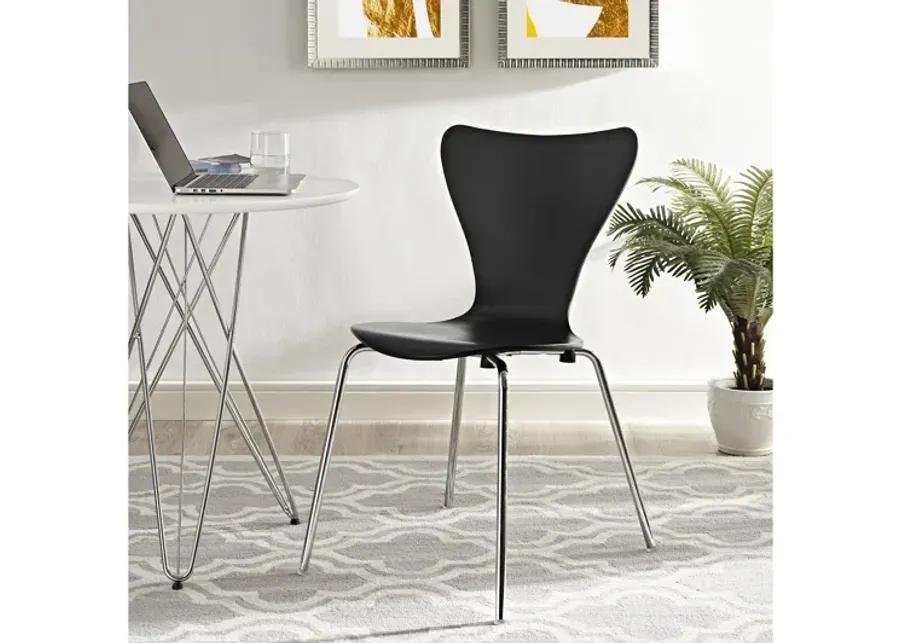 Ernie Dining Side Chair in Black