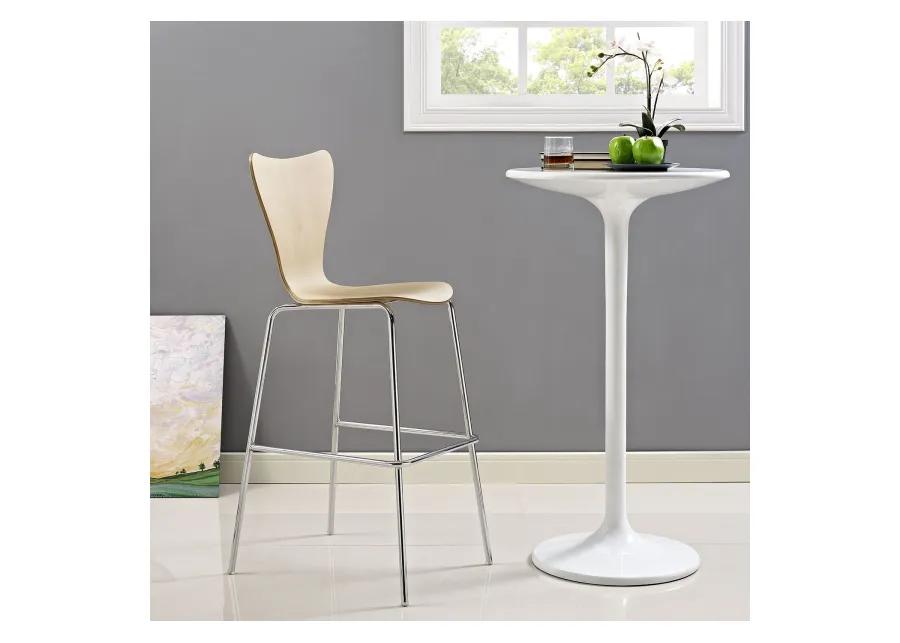 Ernie Wood Bar Stool in Natural