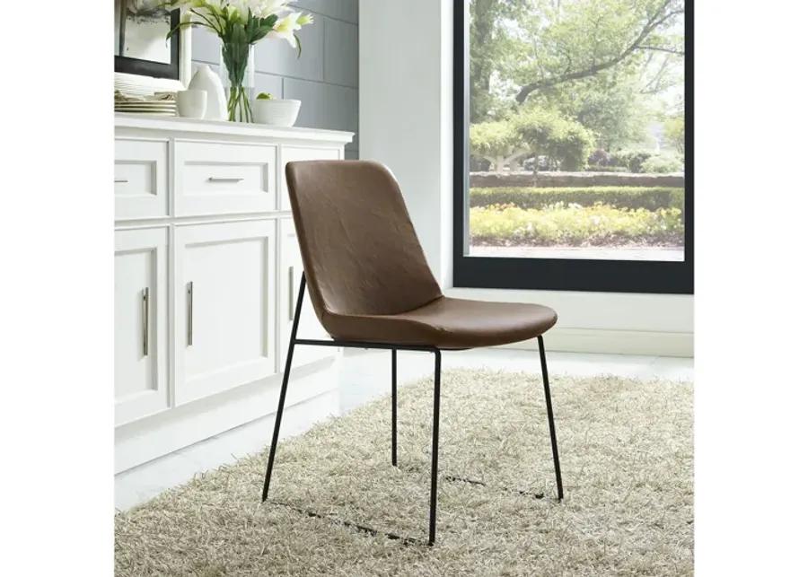 Invite Dining Side Chair in Brown