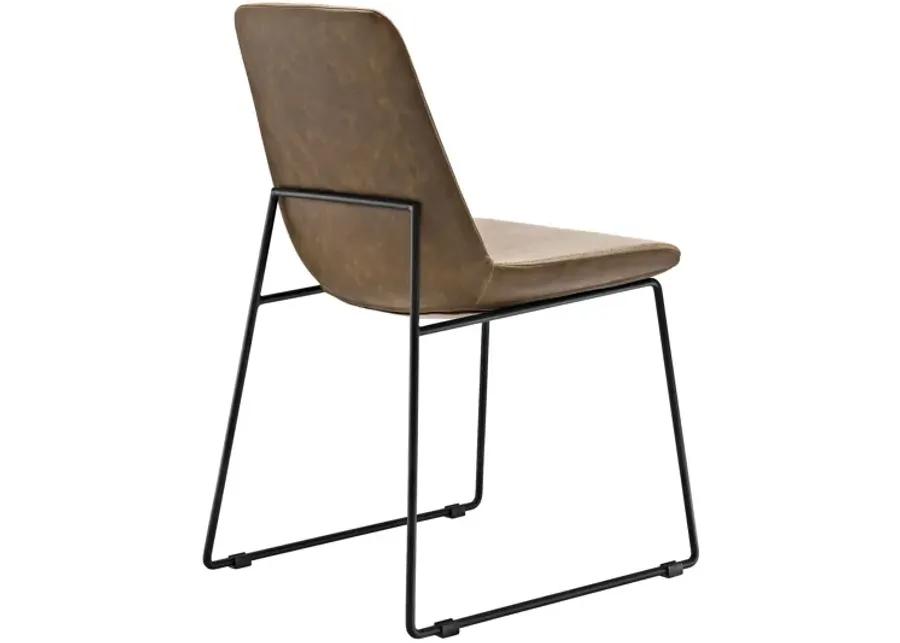 Invite Dining Side Chair in Brown