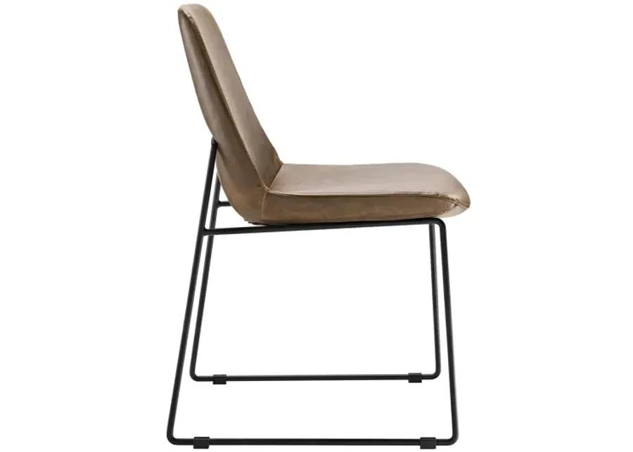 Invite Dining Side Chair in Brown