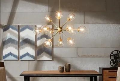 Paige Gold Chandelier by INK+IVY