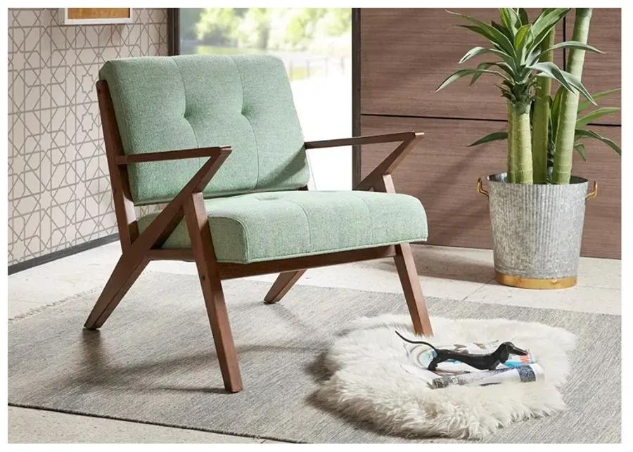 Rocket Lounge Chair in Green by INK+IVY