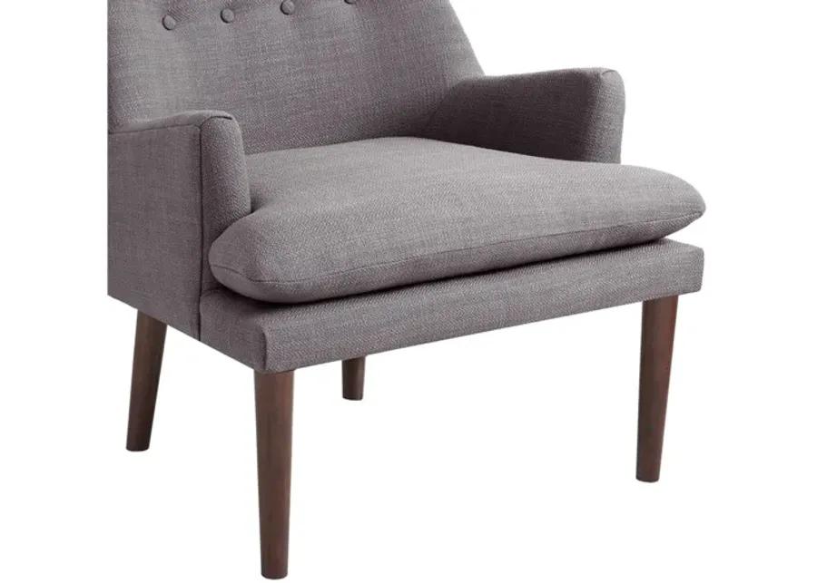 Taylor Mid-Century Accent Chair in Grey by Madison Park