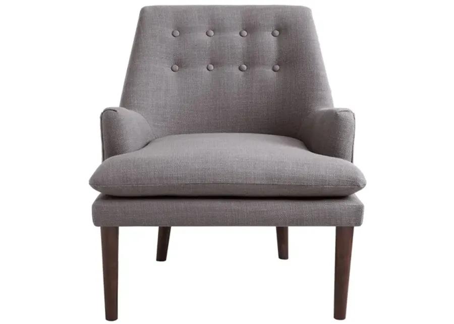 Taylor Mid-Century Accent Chair in Grey by Madison Park