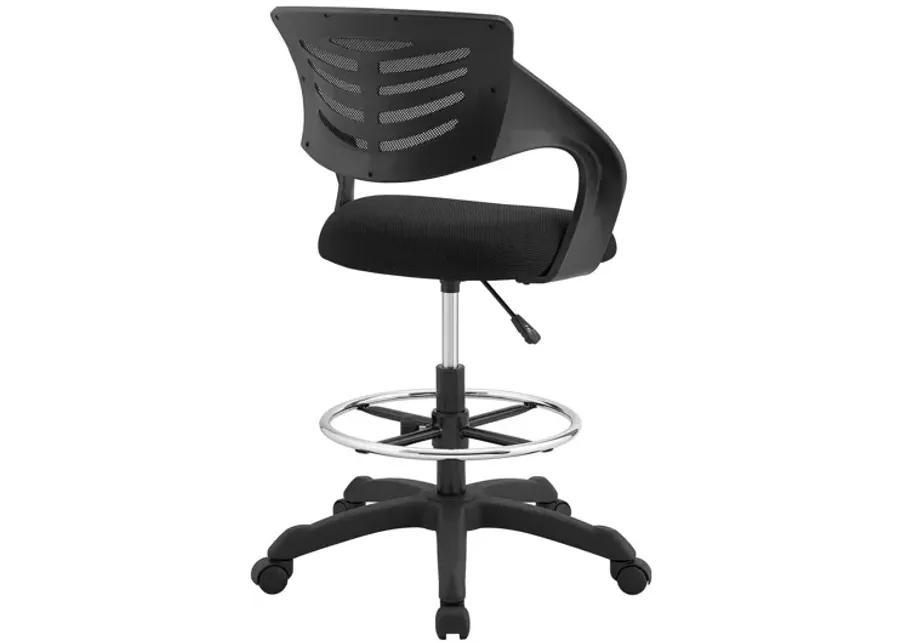 Thrive Mesh Drafting Chair in Black
