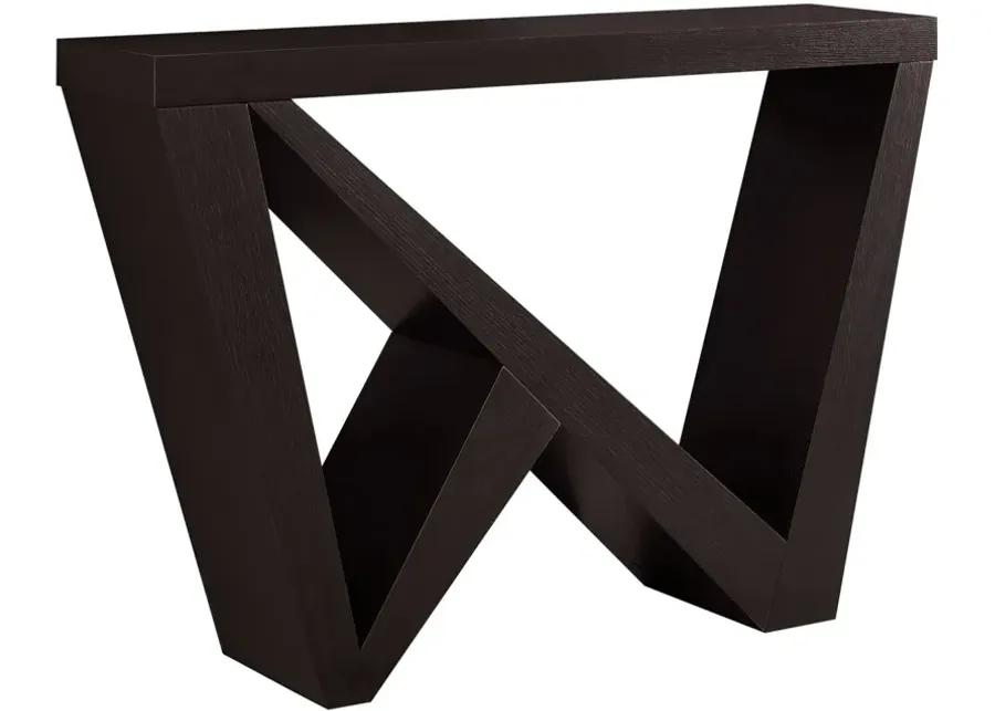 Cappuccino Accent Console Table