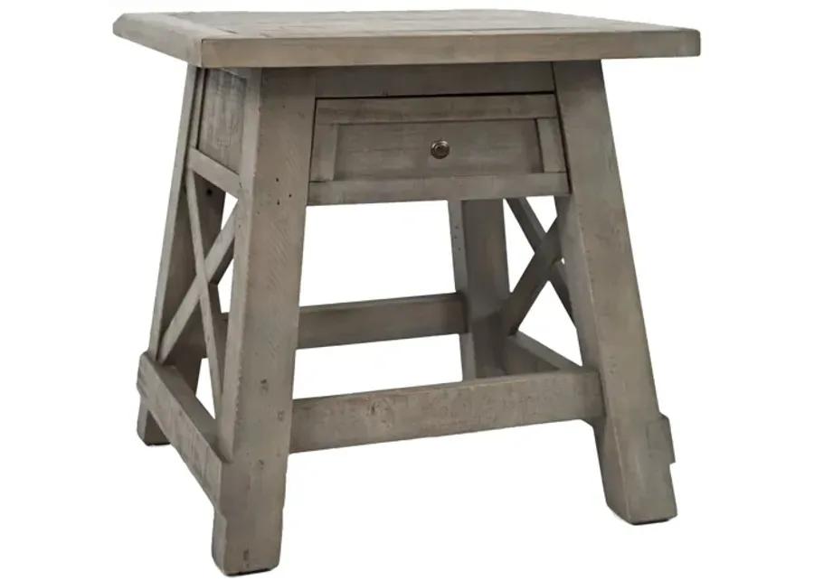 Outer Banks End Table with USB Ports