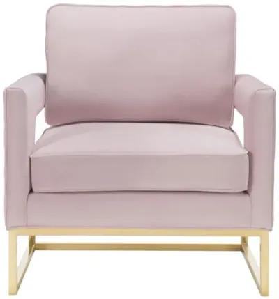 Avery Blush Velvet Chair