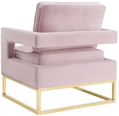 Avery Blush Velvet Chair