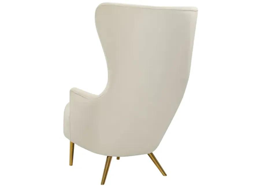 Julia Cream Wingback Chair