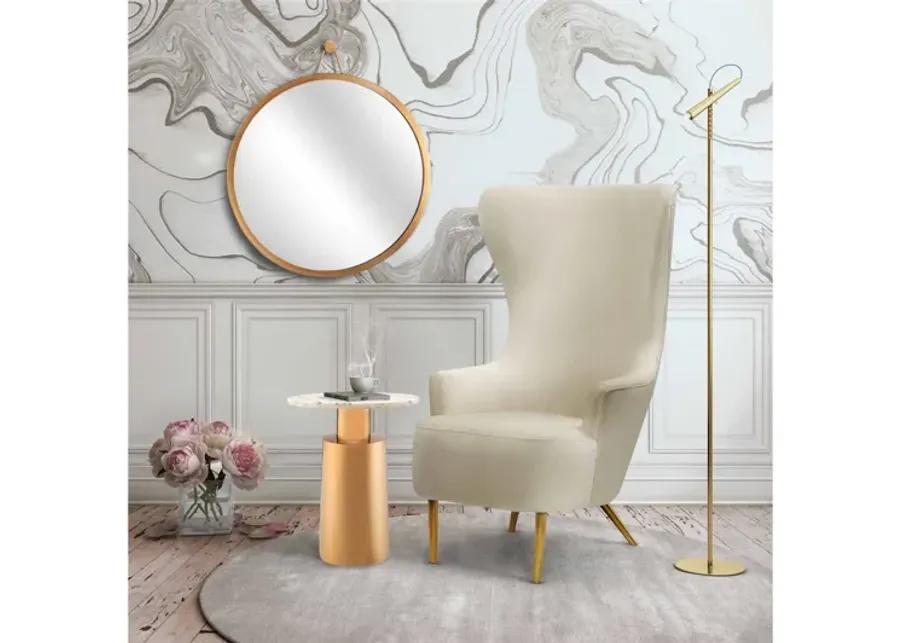 Julia Cream Wingback Chair