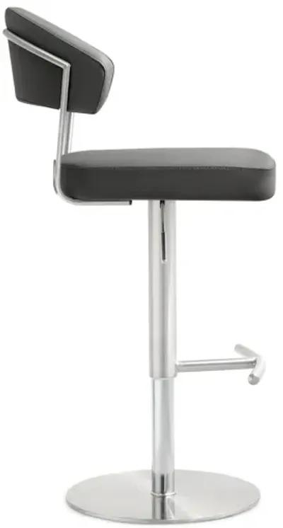 Cosmo Grey Stainless Steel Barstool