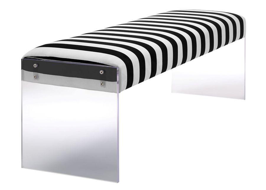 Envy Paris Velvet/Acrylic Bench