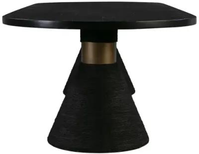 Rishi Black Rope Oval Table