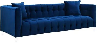 Bea Navy Velvet Sofa