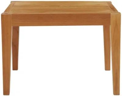 Northlake Outdoor Patio Premium Grade A Teak Wood Side Table in Natural