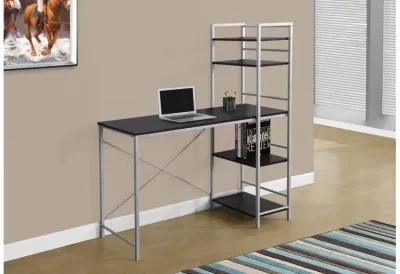 Findler 48" Cappuccino Computer Desk with Shelves