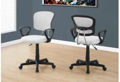 Malta White Mesh Office Chair