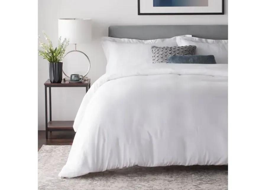 Rayon From Bamboo Duvet Set Oversized Queen Ash