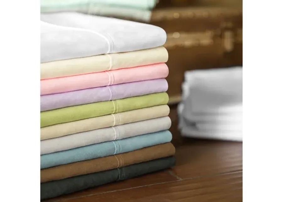 Brushed Microfiber Split Queen Ivory