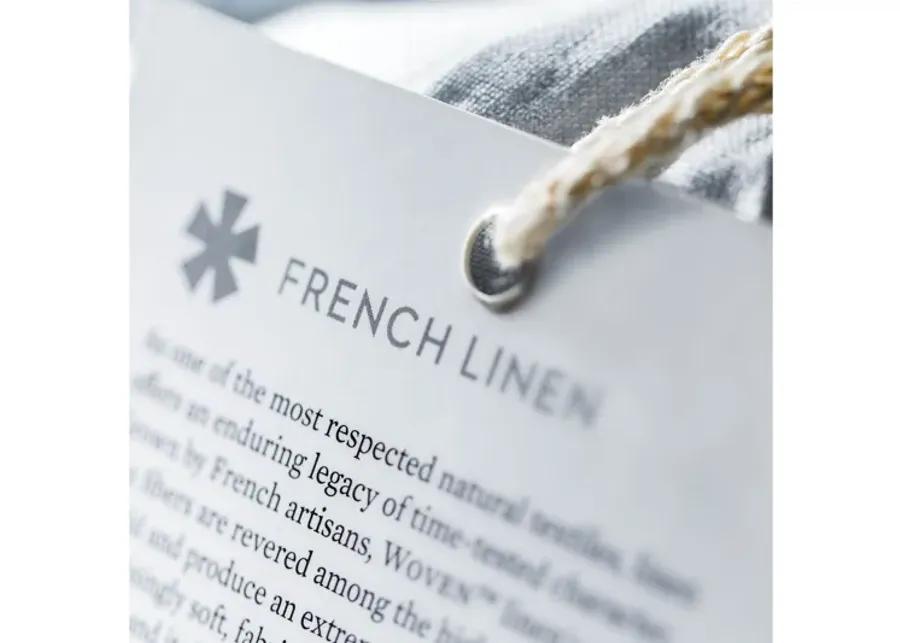 French Linen Split King White