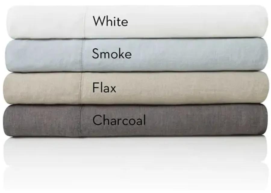 French Linen King Pillowcase Smoke