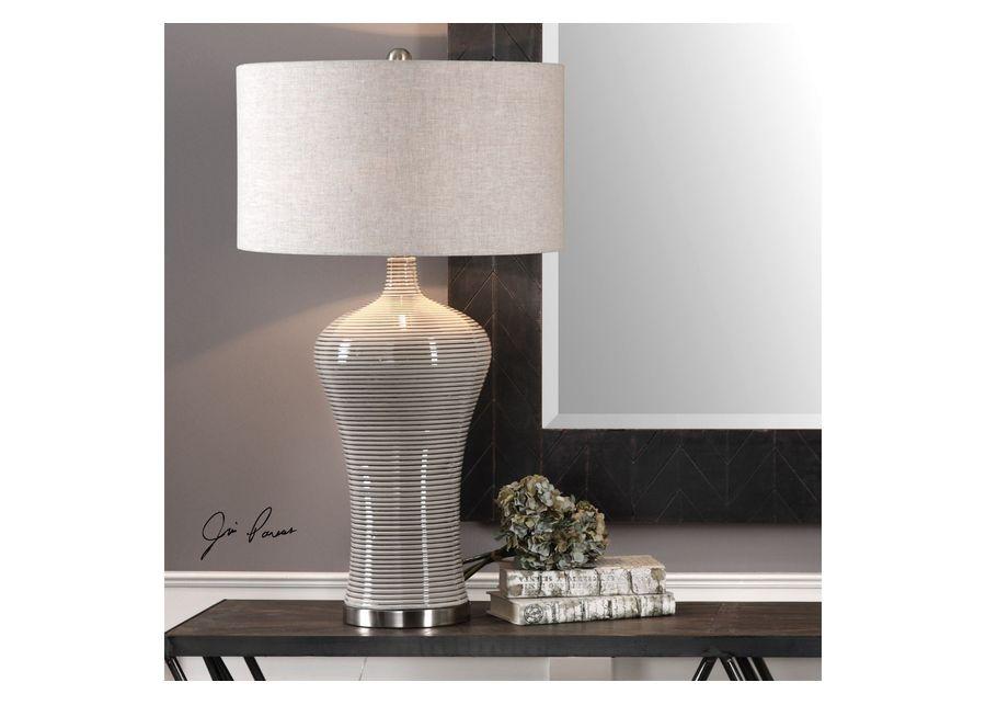 Dubrava Light Gray Table Lamp