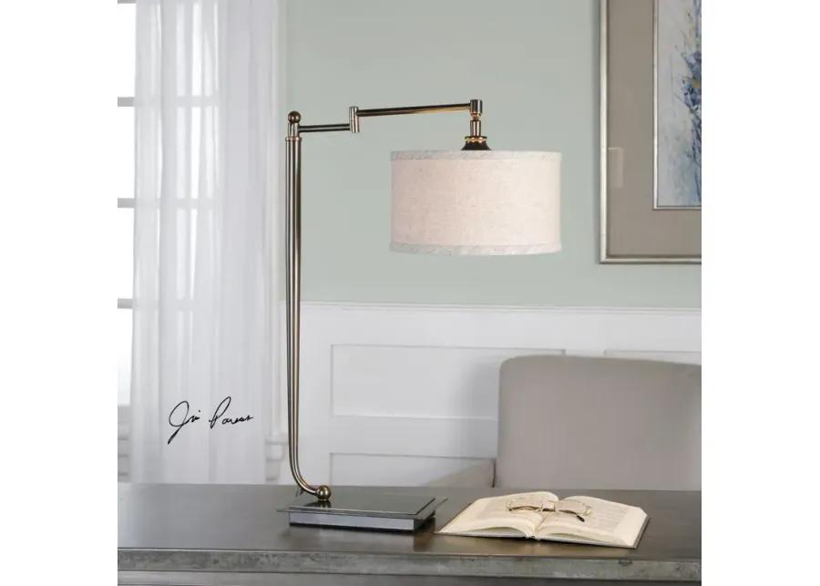 Lamine Dark Bronze Desk Lamp