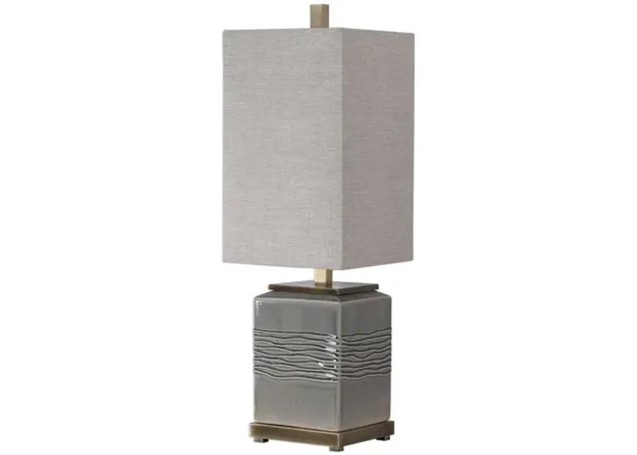 Covey Gray Glaze Buffet Lamp