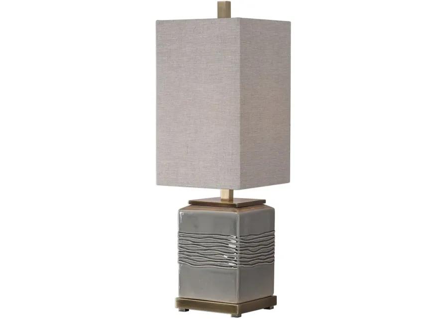 Covey Gray Glaze Buffet Lamp