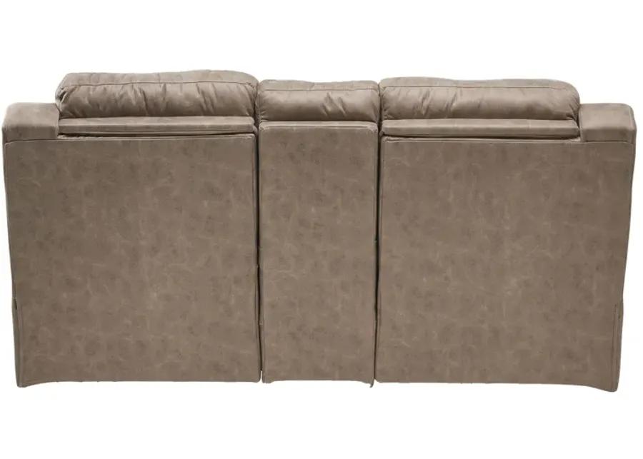 Marvel Dual Power Reclining Console Loveseat by Southern Motion