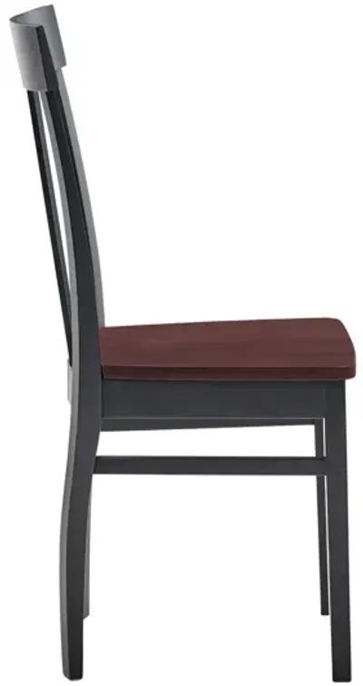 Anni Dining Chair with Auburn Finish Seat by Gascho