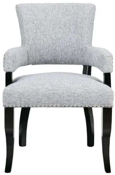 Delia Arm Dining Chair with Nail Head Trim