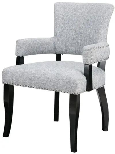 Delia Arm Dining Chair with Nail Head Trim