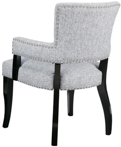 Delia Arm Dining Chair with Nail Head Trim