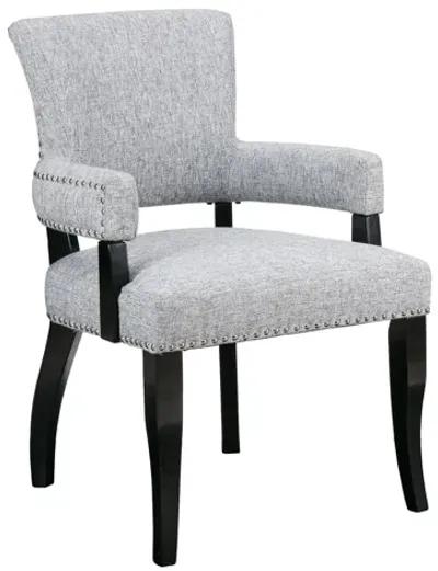 Delia Arm Dining Chair with Nail Head Trim