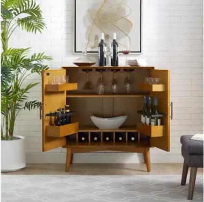 Landon Bar Cabinet Acorn