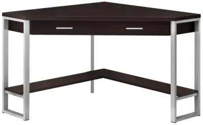 Easton 42" Espresso Corner Computer Desk