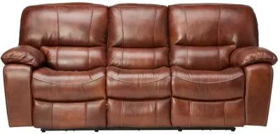 Dutton Leather Dual Power Reclining Sofa