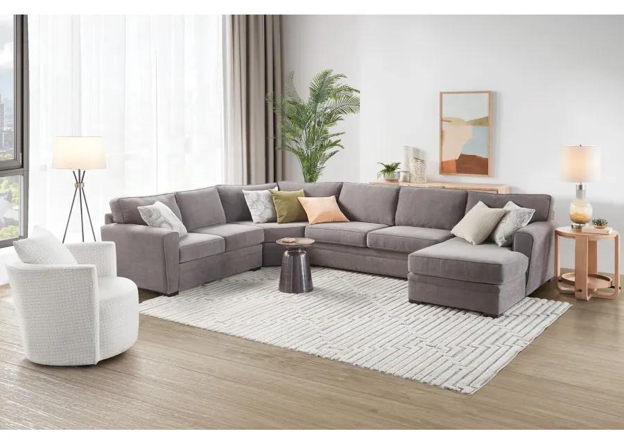 Zephyr 4-Piece Sectional with Left-Arm Facing Loveseat by Jonathan Louis