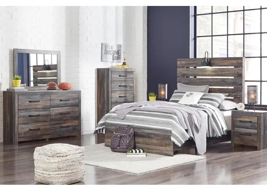 Drystan Brown 5-Piece Full Bedroom Set