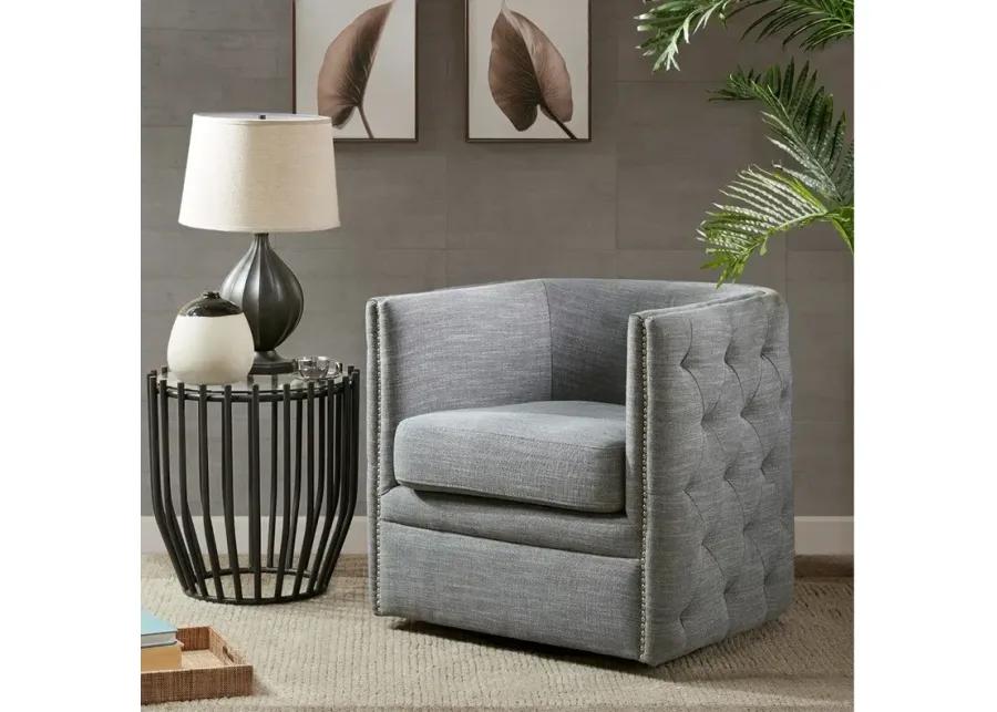 Capstone Swivel Chair in Grey