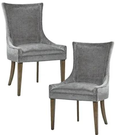 Ultra Dining Side Chair (set of 2) in Grey