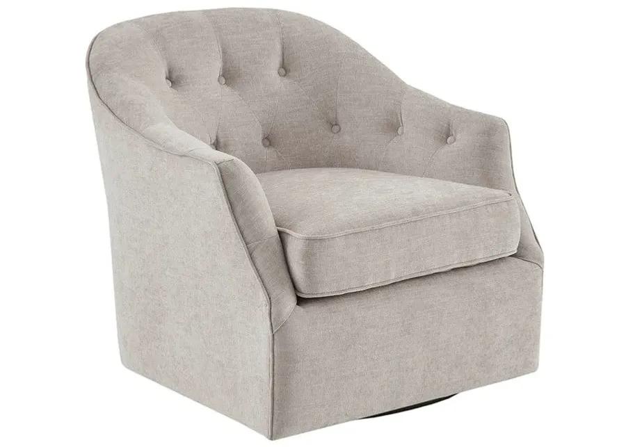 Calvin Swivel Chair in Natural